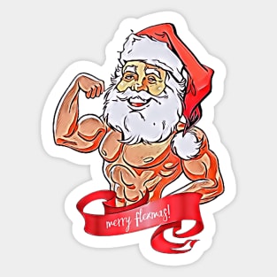 Merry Flexmas Sticker